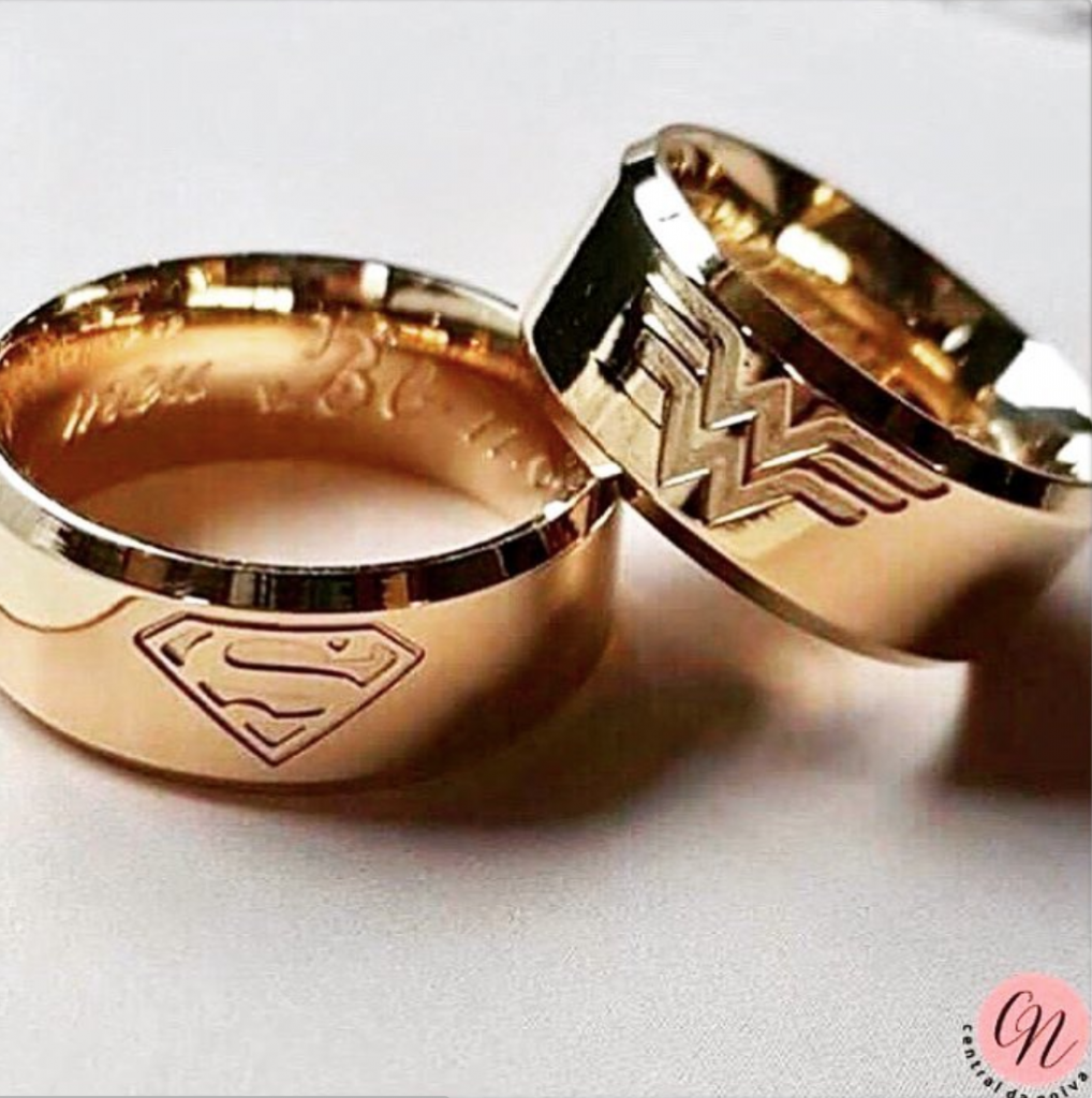 Wonder woman on sale wedding band