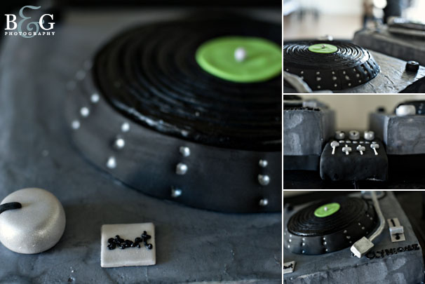 wedding DJ cake