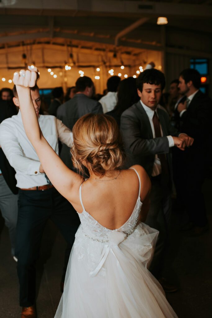 Bride dancing at her reception